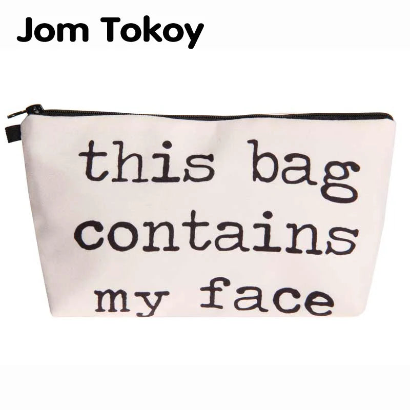 Cosmetic Bag Heat Transfer Printed Makeup Organizer