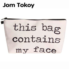 Cosmetic Bag Heat Transfer Printed Makeup Organizer