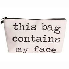 Cosmetic Bag Heat Transfer Printed Makeup Organizer