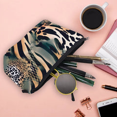 Leopard Makeup Bag Waterproof Organizer Women Beauty Bag