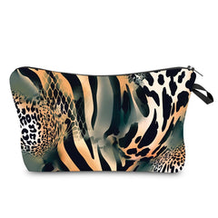 Leopard Makeup Bag Waterproof Organizer Women Beauty Bag