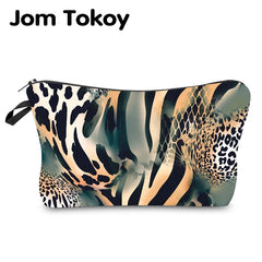 Leopard Makeup Bag Waterproof Organizer Women Beauty Bag