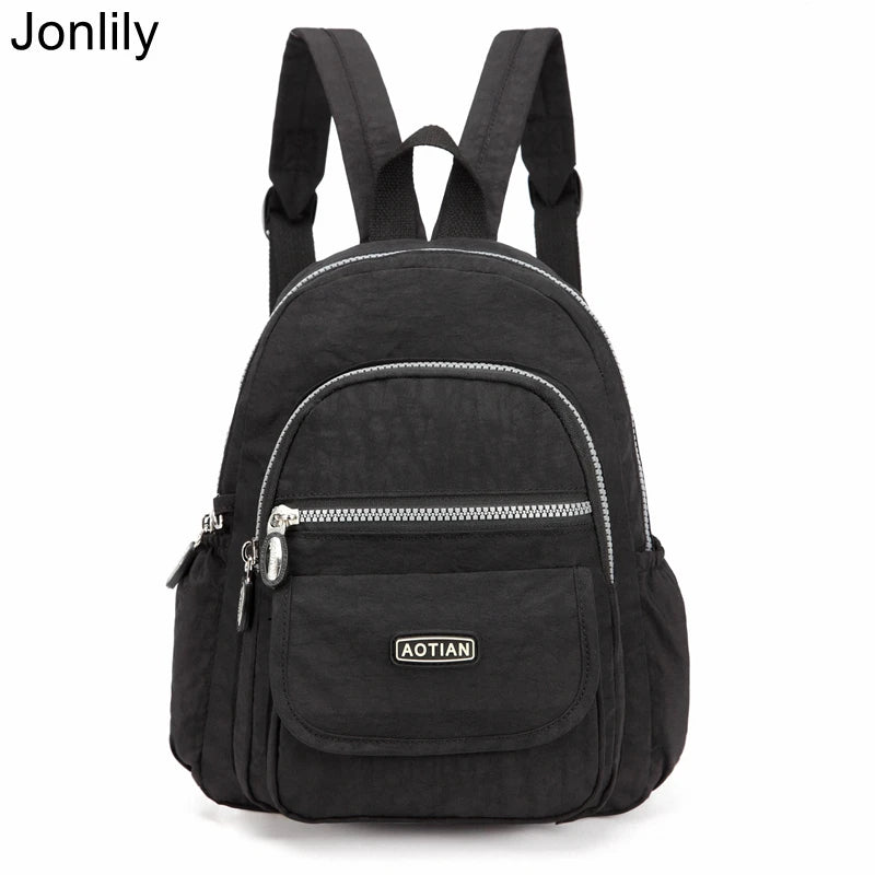 Nylon Mini Backpack Lightweight Daypack for Teens and Girls