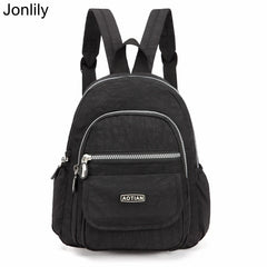 Nylon Mini Backpack Lightweight Daypack for Teens and Girls