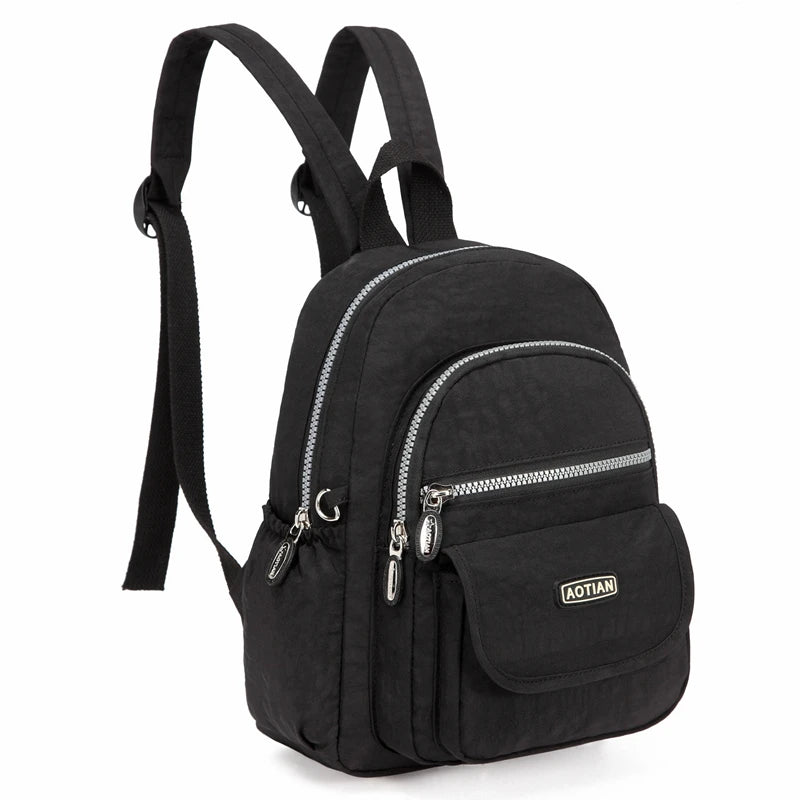 Nylon Mini Backpack Lightweight Daypack for Teens and Girls