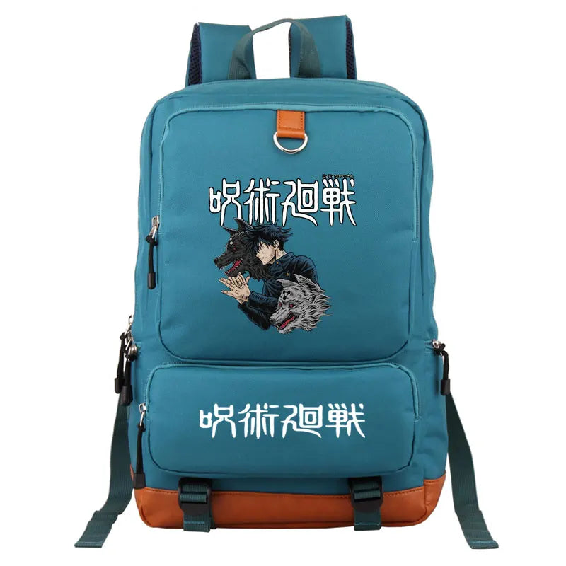 Jujutsu Kaisen Anime Backpack Big High School Bags