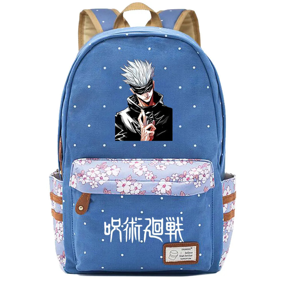 Jujutsu Kaisen Baby Backpack Student Cartoon Schoolbag Unisex Travel Bag