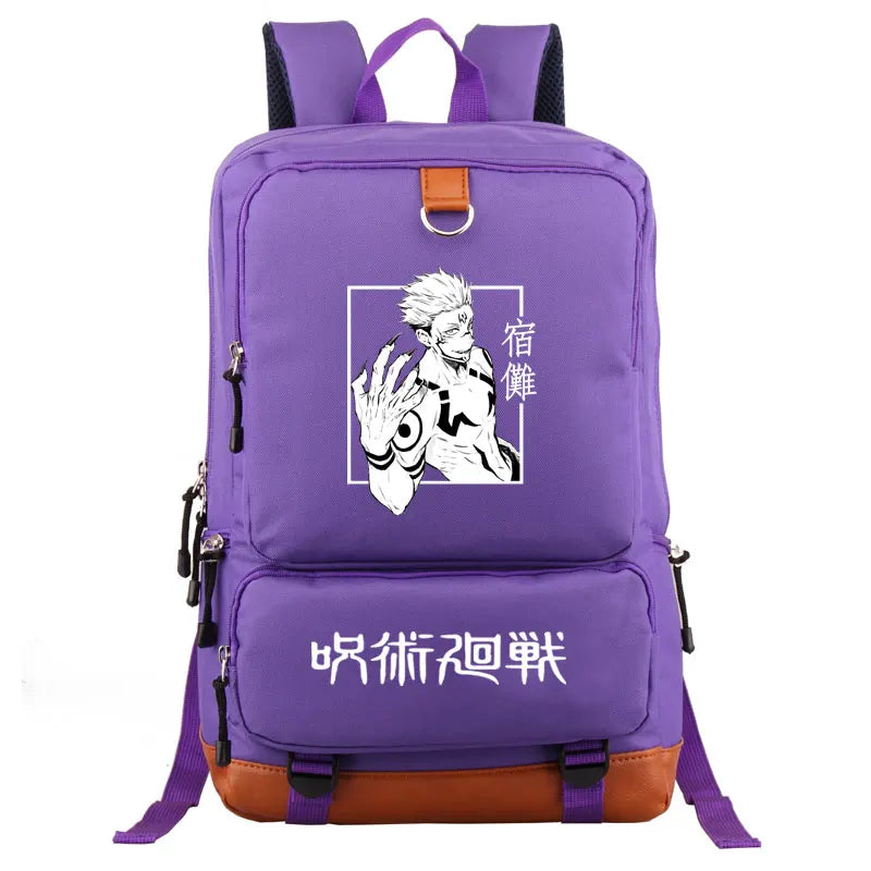 Jujutsu Kaisen Canvas Bag Anime Travel Bag Gift Backpack 7 Colors