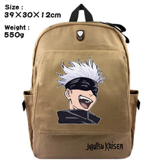 Jujutsu Kaisen Canvas Rucksack Backpack Student Schoolbag Bag Travel