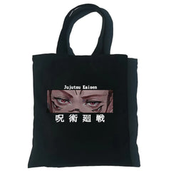 Jujutsu Kaisen Anime Canvas Bag Harajuku Women Shoulder Bag