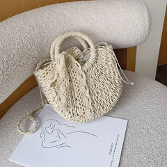 JuneRain Straw Bag Summer Women Messenger Crossbody Bags
