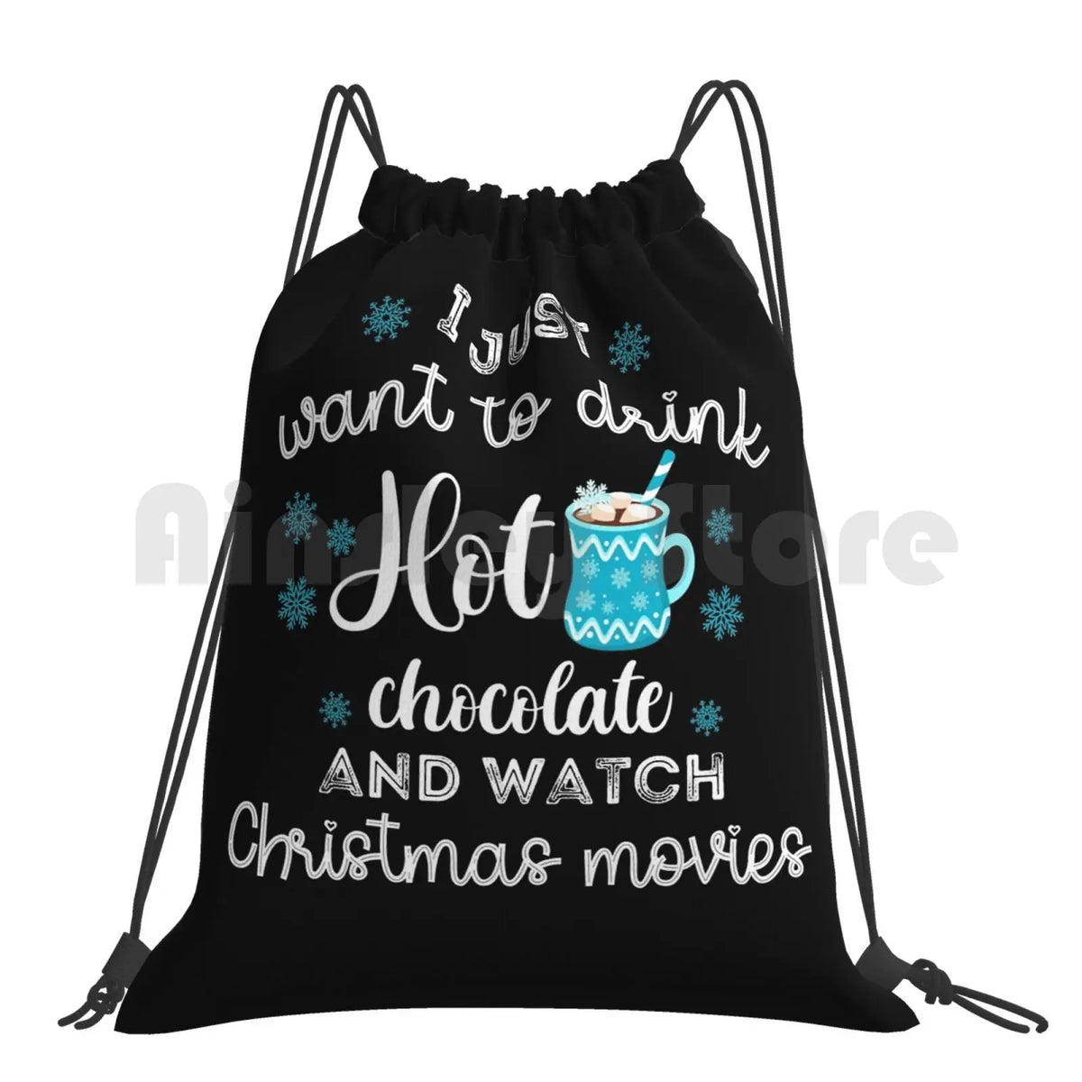 Holiday Movie & Chocolate Backpack Bag