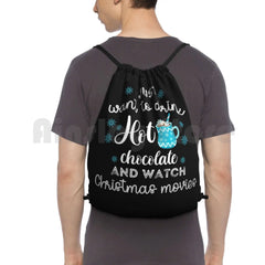 Holiday Movie & Chocolate Backpack Bag