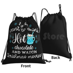 Holiday Movie & Chocolate Backpack Bag