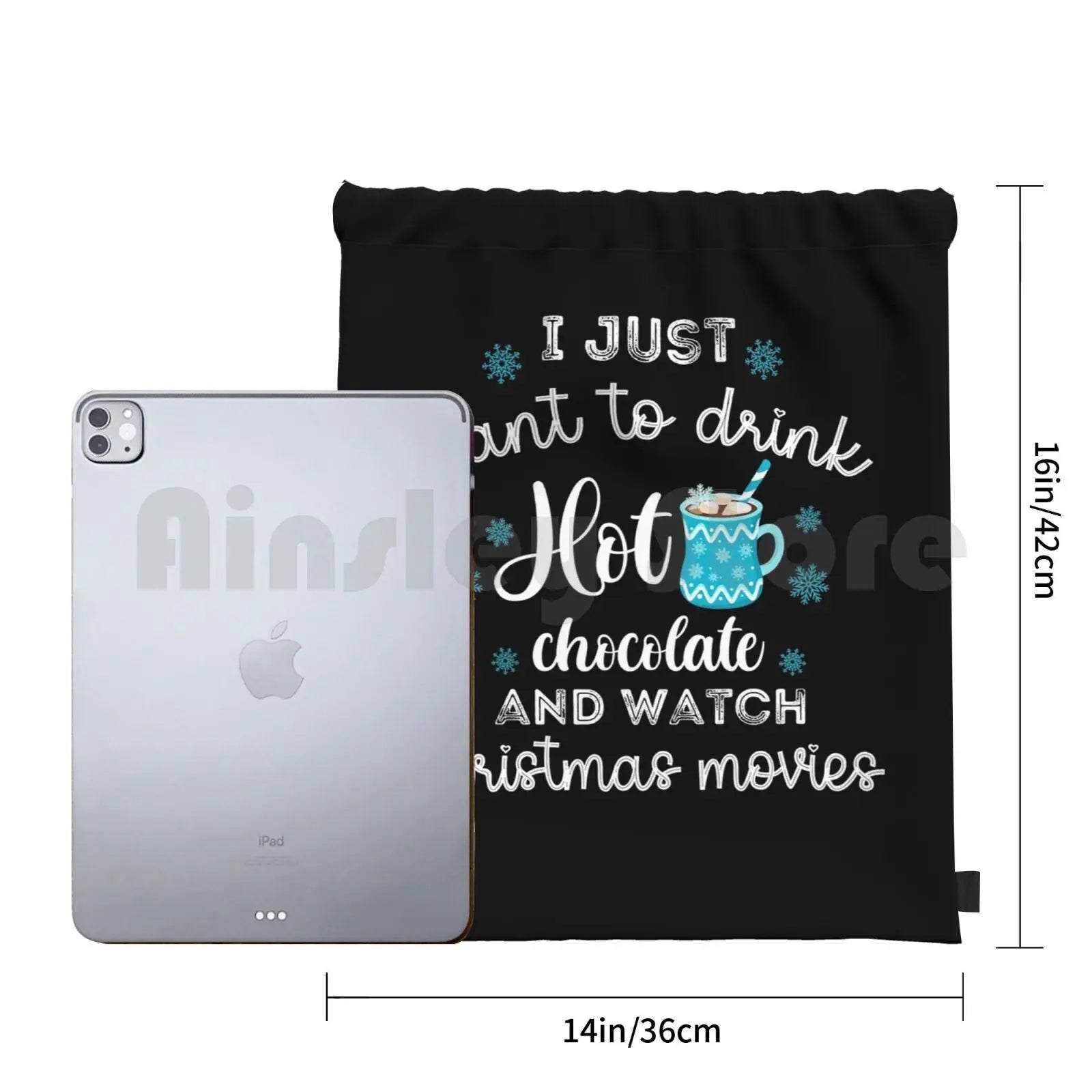 Holiday Movie & Chocolate Backpack Bag