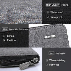 KAKA Men's Long Wallet Clutch Money Clip Coins Pocket Large Capacity