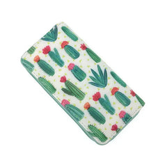 Summer Cactus Long Wallet Vegan Leather Clutch Bag for Women