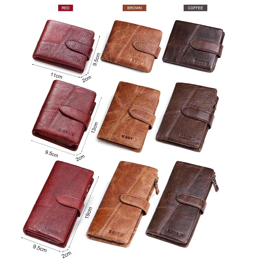 Men Leather Wallets Casual Male Wallet Clutch Bag Long Wallet