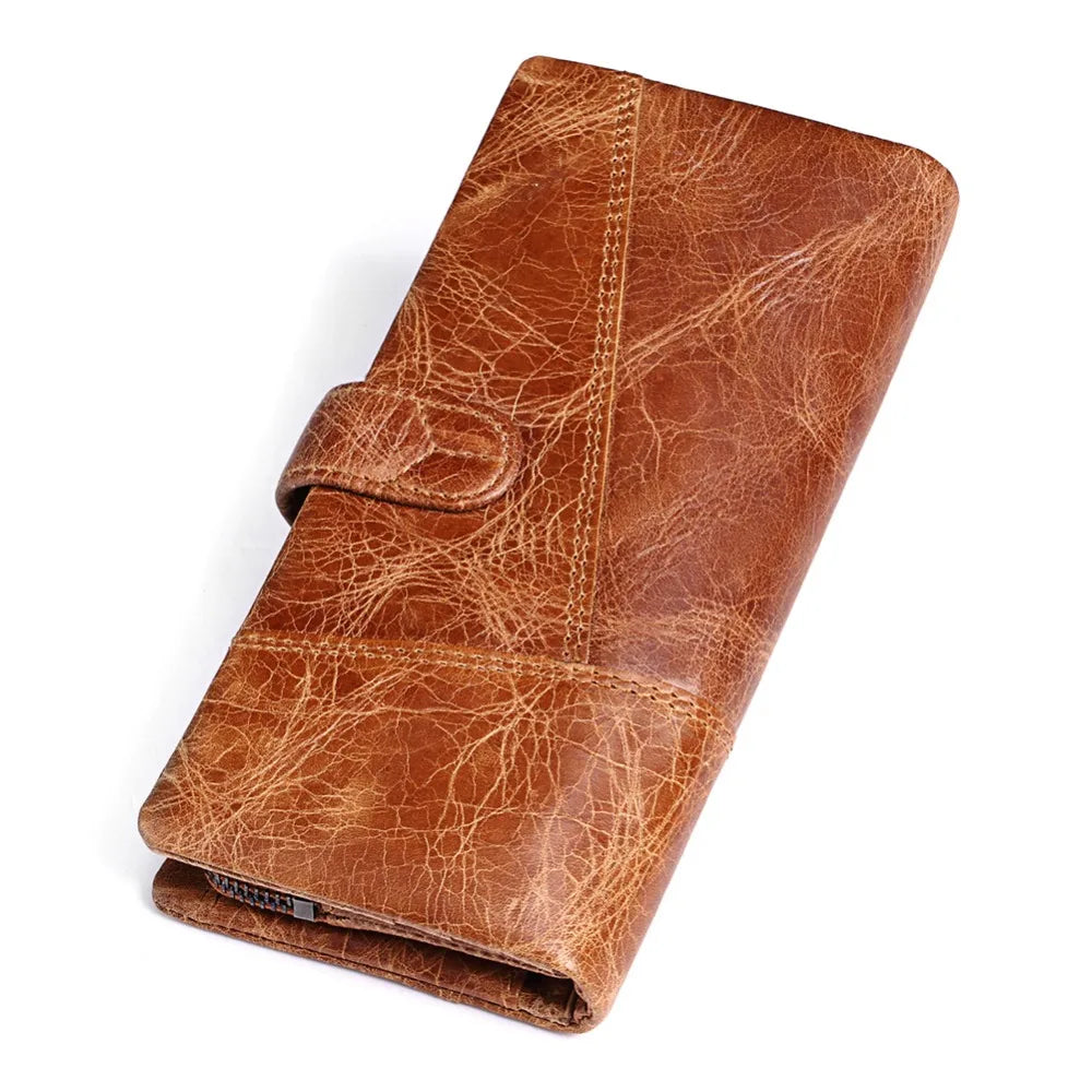 Men Leather Wallets Casual Male Wallet Clutch Bag Long Wallet