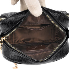 Crocodile Pattern Small Round Bag Western Style Female Shoulder Bag