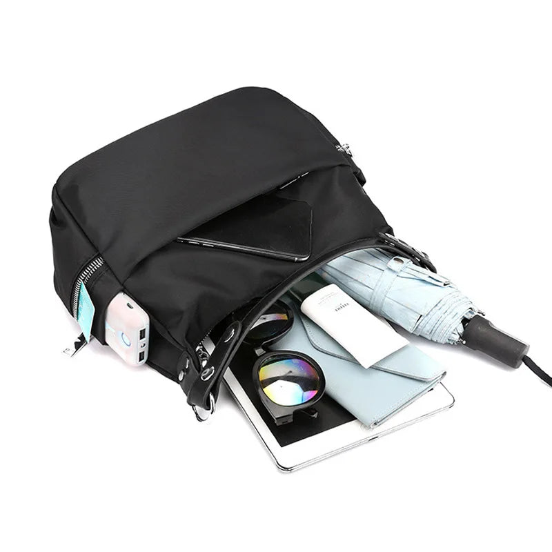 Small Nylon Shoulder Bag Women Messenger Bag High Crossbody Bags
