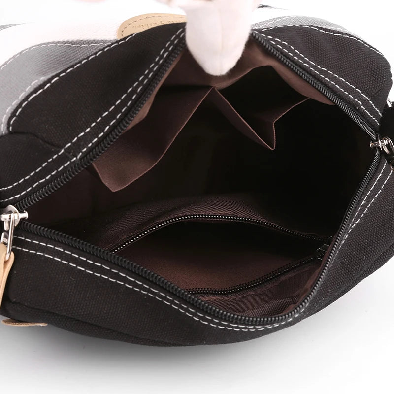 Summer Mini Canvas Shoulder Bag Casual Pouch