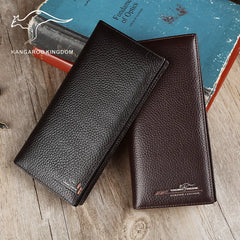 Kangaroo Kingdom Men Wallets Long Leather Wallet Purse