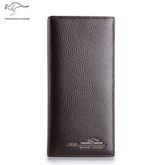 Kangaroo Kingdom Men Wallets Long Leather Wallet Purse