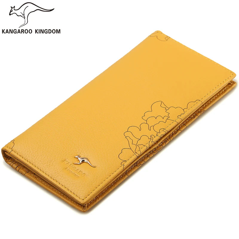 Kangaroo Kingdom Women's Leather Wallet Purse