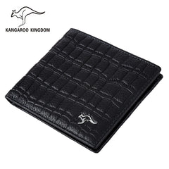 Kangaroo Kingdom Leather Wallet Men Wallets Short Leather Purse