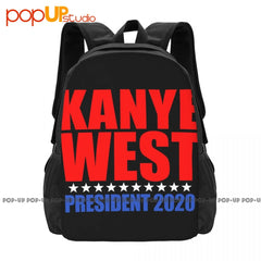 Kanye West For President 01 Backpack Large Capacity