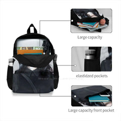 Kat Von D Portrait Student Backpack Laptop Travel Bag