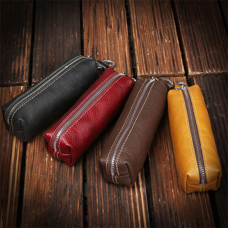 Leather Key Bag Holder for Men Women