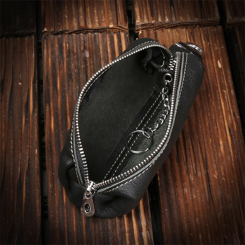 Leather Key Bag Holder for Men Women