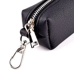 Leather Car Key Cover Wallet Housekeeper Bag Keychain