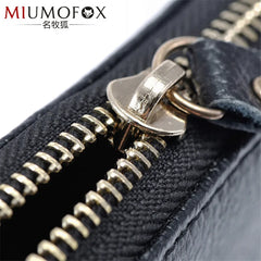 Leather Key Holder Keychain Case Wallet Unisex Key Organizer
