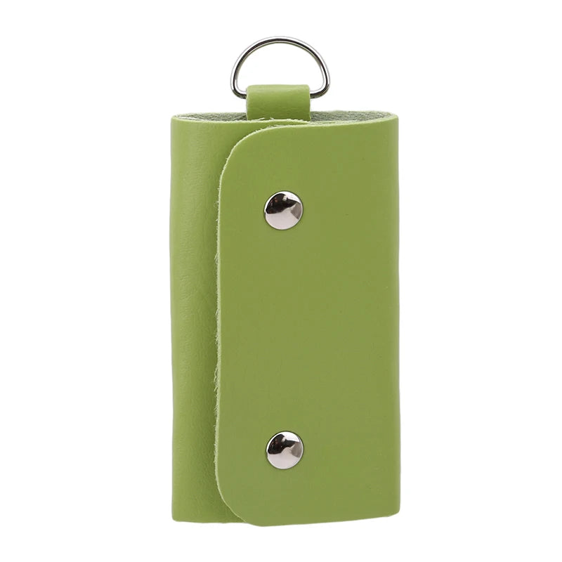 Key Wallet Leather Buckle Key Case Keys Holder Car Keychain Organizer