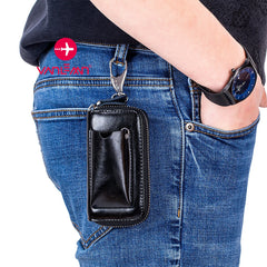 Key Wallet Men Car Key Holder For Women Leather Keys Organizer Housekeeper