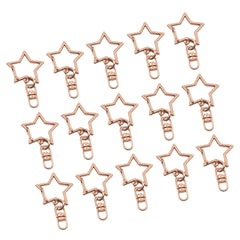 Keychain Key Rings Ring Holder Metal Alloy High End Flat Chain Star Car Keyring
