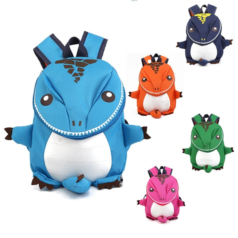 3D Dinosaur Backpack Kids School Bag