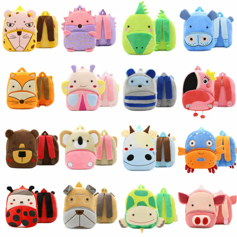 Kids Baby Animal Kindergarten Schoolbag Shoulder Bag Backpack