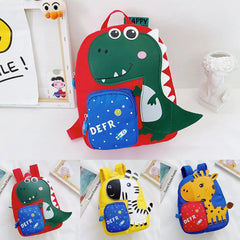 Kids Baby Backpack Cartoon Animal Dinosaur Giraffe Backpack