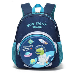 3D Dinosaur Space Kindergarten Backpack Waterproof Baby Bag