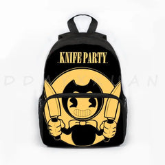 Bendy Kindergarten Schoolbag Travel Backpack Students Ink Machine Bag