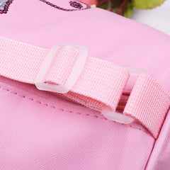 Kids Ballet Dance Bag Sequins Embroidered Duffle Bag Travel Cross