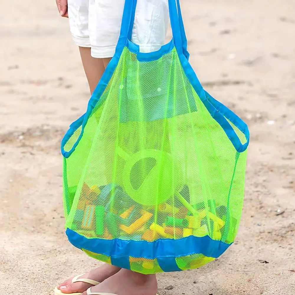 Kids Sand Away Portable Foldable Beach Bags Children Toys Storage Bags