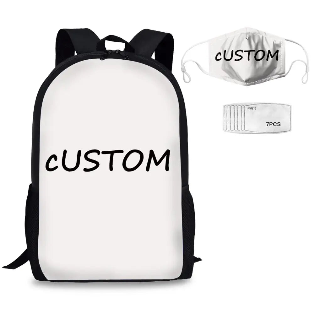 Kids School Bags for Girls Flag Of The Oromo Pattern Children Backpacks Boys Sch