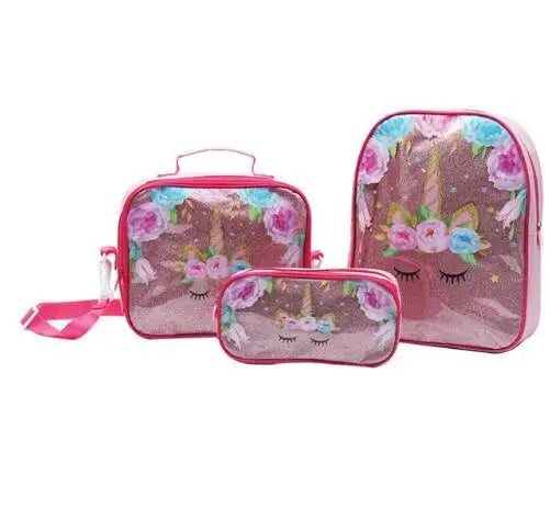 Spider-Man Boys Cartoon Schoolbag Baby Backpack 3 pcs/sets