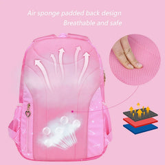 Girls Schoolbags 6-12 Years Primary Backpack Waterproof Knapsack