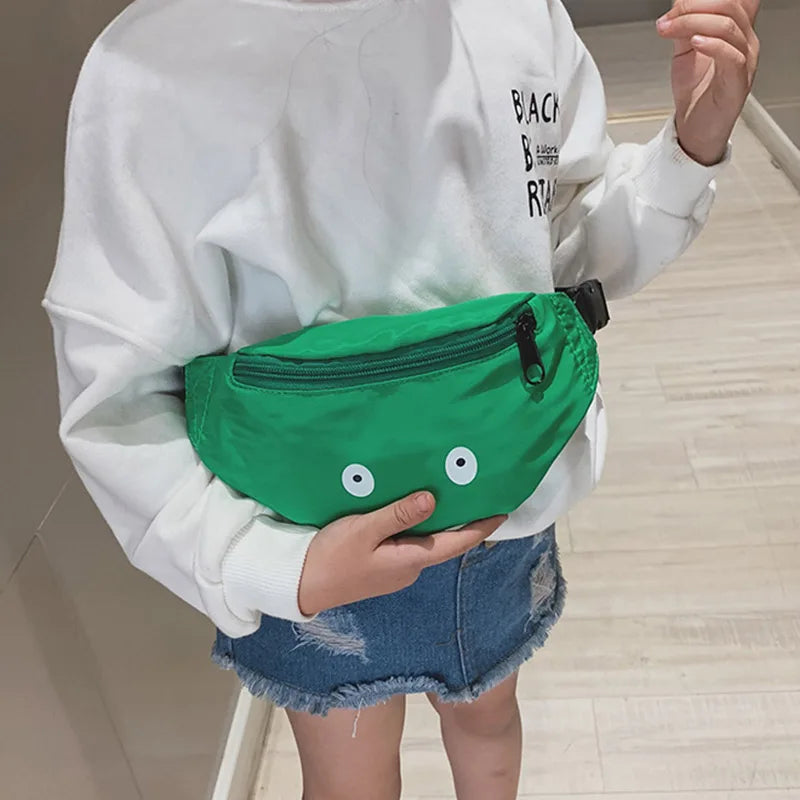 Kids Waist Pack Eyes Chest Bag Boy Girl Adjustable Fanny Belt Bags